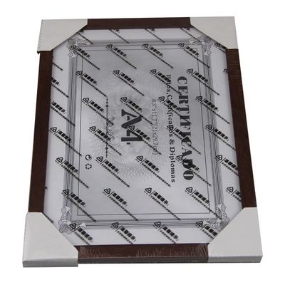 Cornice fotografica in legno massello a colori personalizzati con cornice interna rimovibile e vetro reale