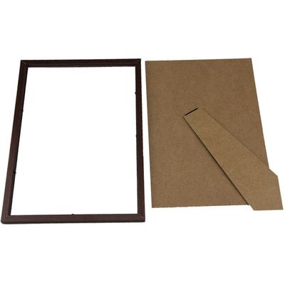 Cornice fotografica in legno massello a colori personalizzati con cornice interna rimovibile e vetro reale