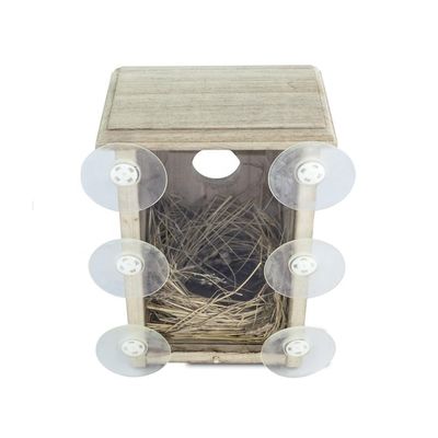 Logo personalizzato bellissima casa di uccelli in legno decorativo per il giardino esterno display di decorazione