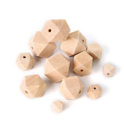 20 mm perline di legno rotonde in vracchia Ottime per regali fai da te e collane in colore naturale