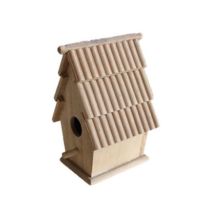 Casa per uccelli in legno piccola e traspirante personalizzata per recinti pratici per uccelli