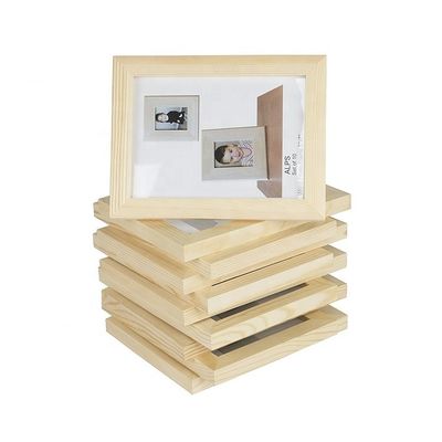 Marco fotografico in legno eco-compatibile 2021 in stile nordico rustico perfetto per qualsiasi stanza