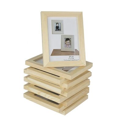 Marco fotografico in legno eco-compatibile 2021 in stile nordico rustico perfetto per qualsiasi stanza