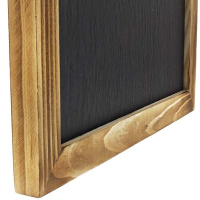 Moderno Stile Ghiaccio Tabella nera Menù appeso Legno Colore Piano Legno di pino per caffetterie