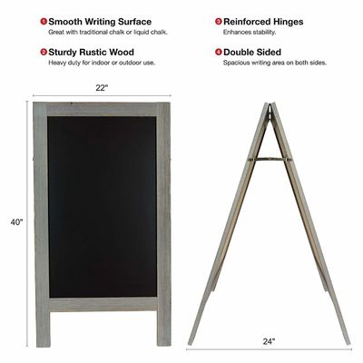 Confortevole e conveniente cartone nero resistente al vento con legno di pino certificato FSC
