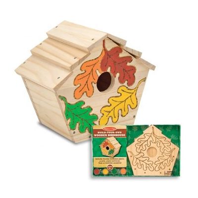 Stampa di modello di legno di cedro Cage Bird House per DIY Decorazione e Decorazione