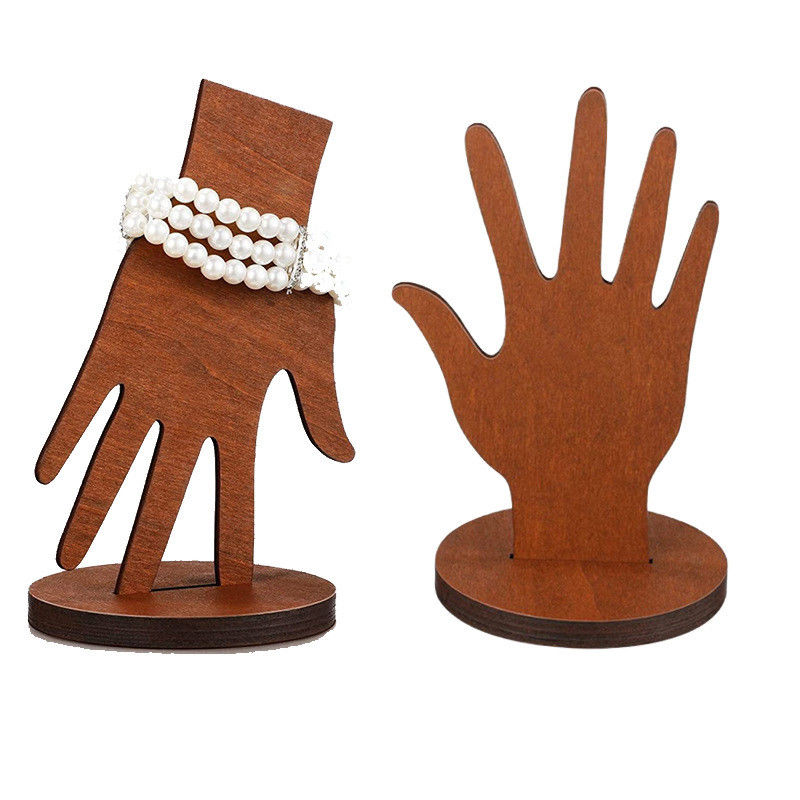 Ornamenti in legno di artigianato Anello di esposizione Stand Il modo perfetto per mostrare i vostri anelli