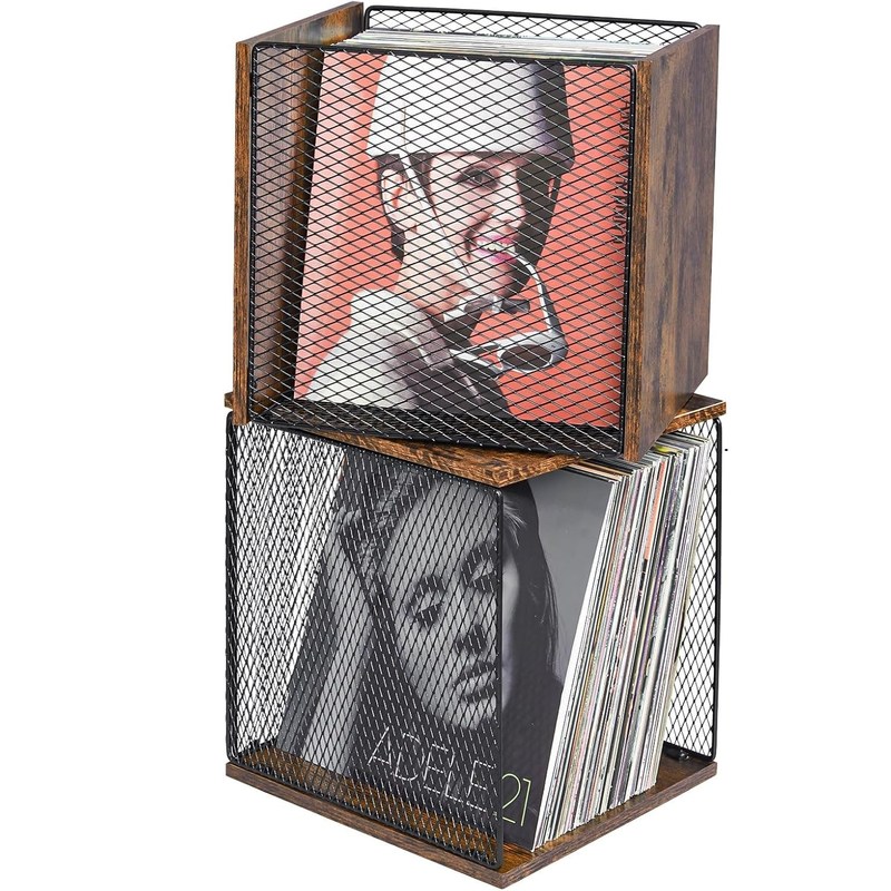 Industrial Record Holder Shelf Vinyl Records Storage Furniture con stile di design moderno