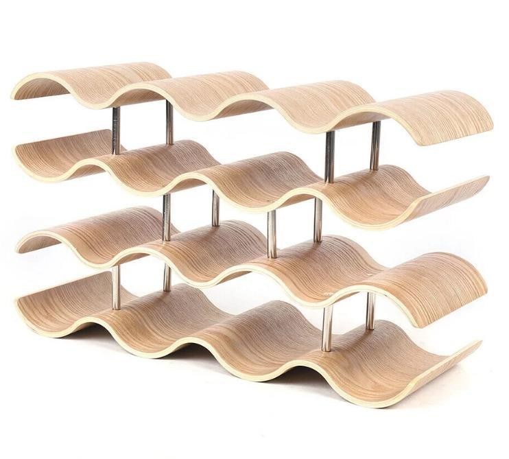 4 strati ripiano in legno massello personalizzato per facile installazione