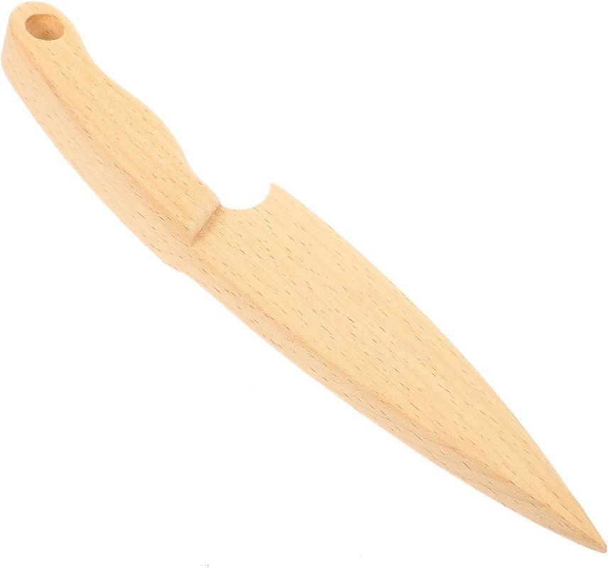 Logo personalizzato Coltelli di legno per giocare a fare finta Cibo Giocattoli Strumenti di apprendimento Dimensioni personalizzate