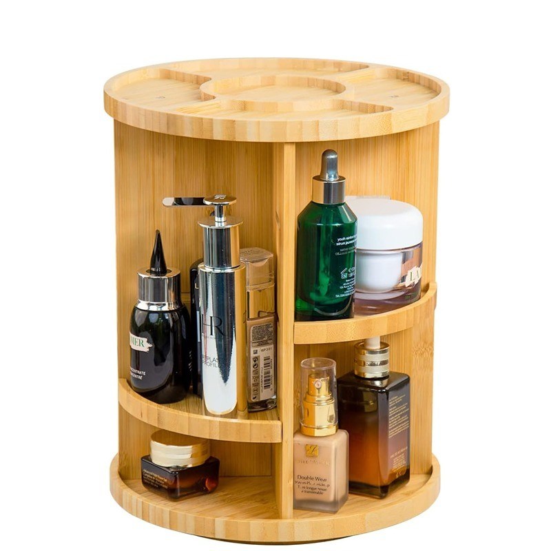 Regolabile Vanity Makeup Holder Rack Cosmetici Display Box di archiviazione con logo personalizzato accettabile