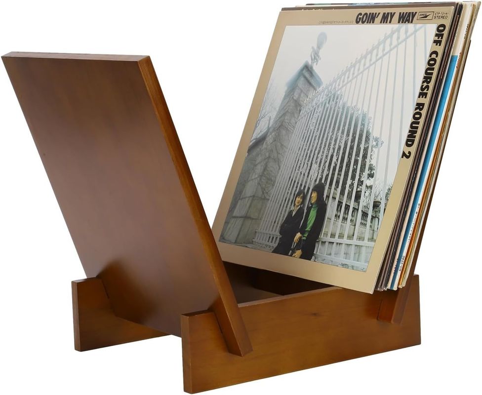 Tenitore di dischi in legno Tenere i tuoi dischi in perfette condizioni con questo scaffale