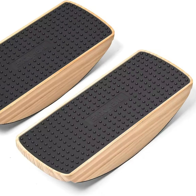 Stabilità Rocker Tavolo oscillante in legno per l' equilibrio dei piedi Matta anti-affaticamento