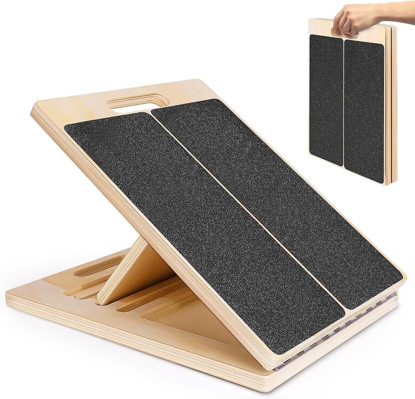 Modello contemporaneo di tavola inclinata portatile in legno per lo stretcher per polpa