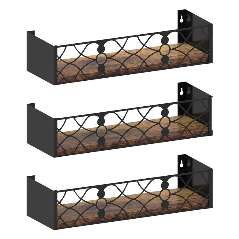 Rack non pieghevole 202406 Mensole decorative rustiche per il soggiorno