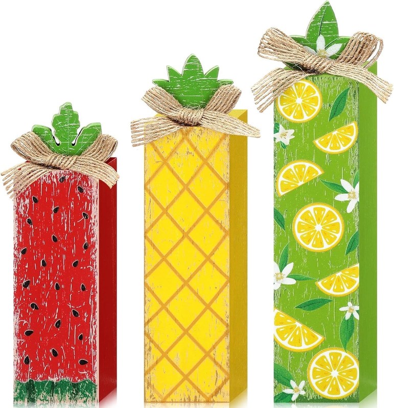 Decorazione del vassoio in legno per l'estate