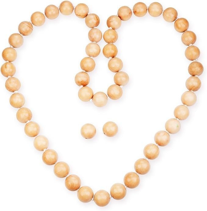 Hula in legno naturale pesato per esercizio fisico 8.4 x 8.4 x 4.1cm