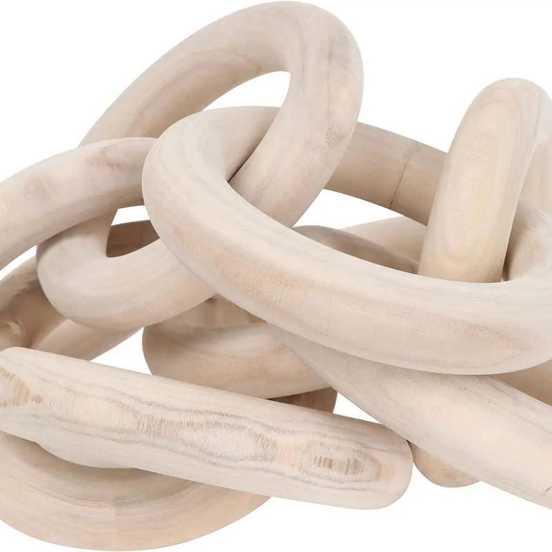 Legno di pino decorativo interno ed esterno 8 Catena di collegamento per scaffali Tecnica personalizzata