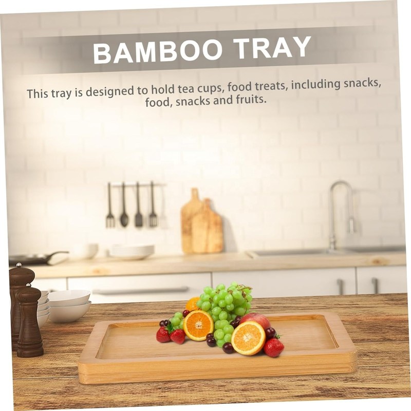 Decorazione del soggiorno Dispositivi personalizzati 4pcs vassoi di pallet in legno per cibo Servire e display vassoi