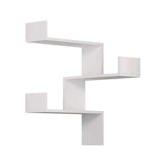 Mensola di parete in legno regolabile per taglia di logo personalizzato Arredamento domestico moderno decorativo