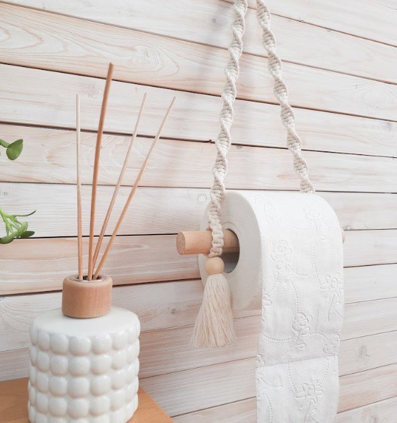 Disegno personalizzato tenitore di carta igienica in legno per il bagno