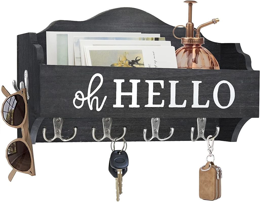Come richiesta Cucina angolo organizzatore Muro montato Tipo rustico legno supporto Heavy Duty