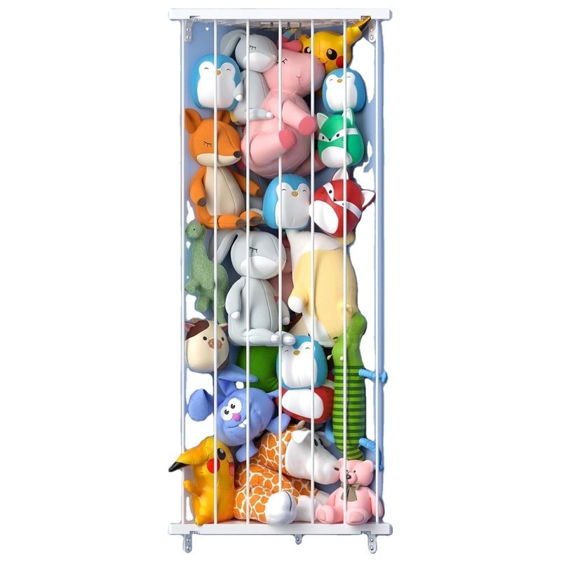 Home Decoration Shelf Angolo personalizzato Animal Storage Stuffed per Nursery Sala giochi Camera da letto