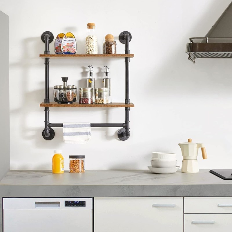 Apparecchiature domestiche Disponibile a parete Mensola per libri Mensola per tubi industriali Mensola per cucina Mensola per ufficio
