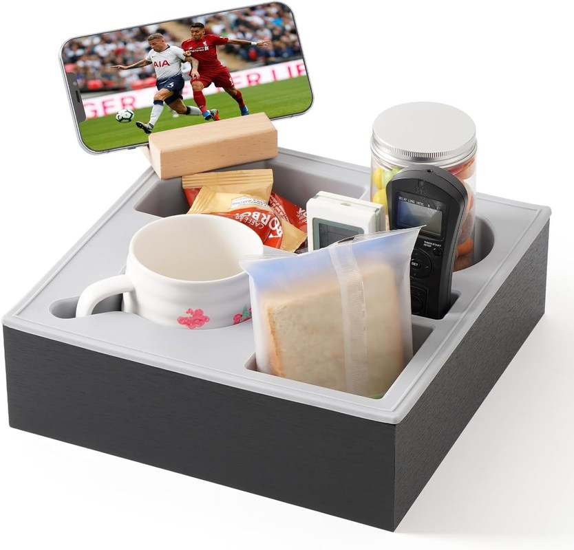 Divano in legno di silicone Caddy organizzatore per divano impermeabile auto accetta ordini personalizzati