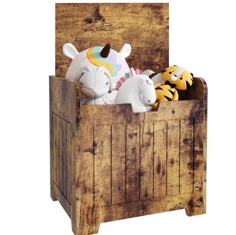 Scatola di stoccaggio in legno per il soggiorno con logo personalizzato