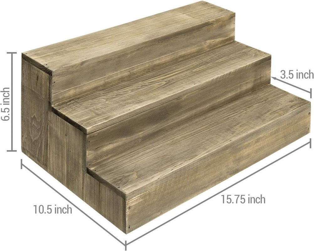 OEM Ordine accettabile Legno Dessert Stand Cupcake Riser Display per le occasioni speciali