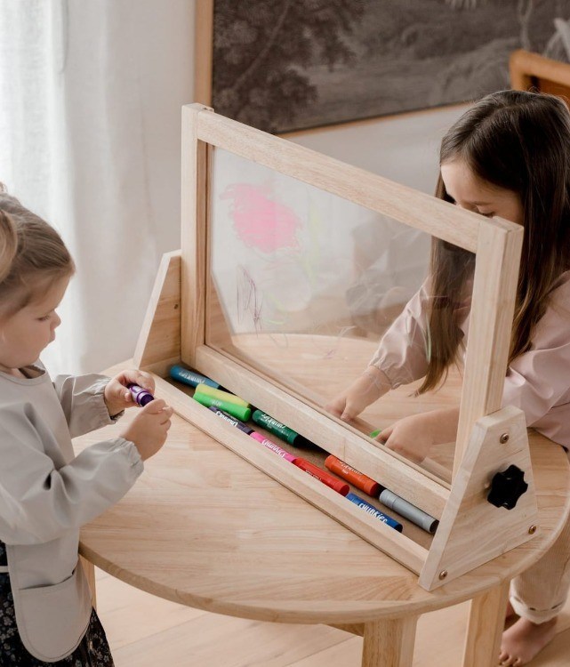 Carico del campione e stampa 4 in 1 scaffale da tavolo in legno per risultati di campionamento professionali