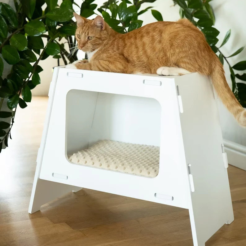 Apparecchio domestico in legno Modern indoor pet cage Casa per cani e gatti Soggiorno