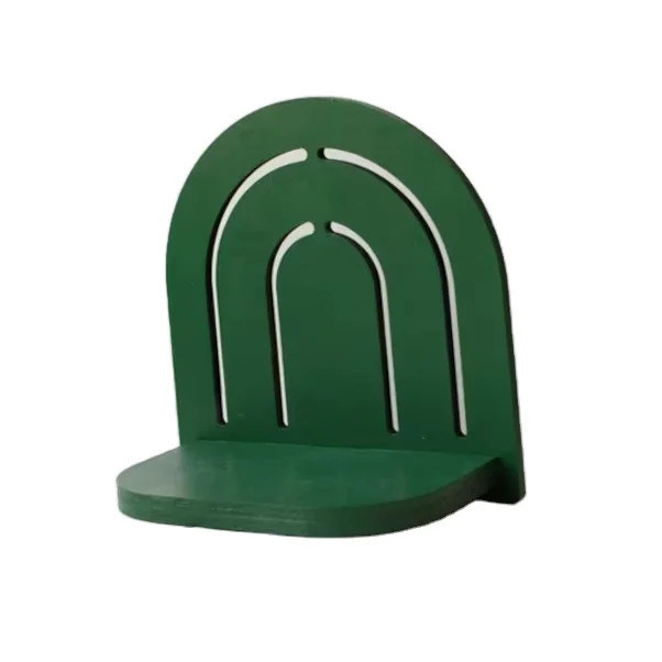 Decorazione a muro in legno arcobaleno Piccole piante ripiano per mobili da soggiorno