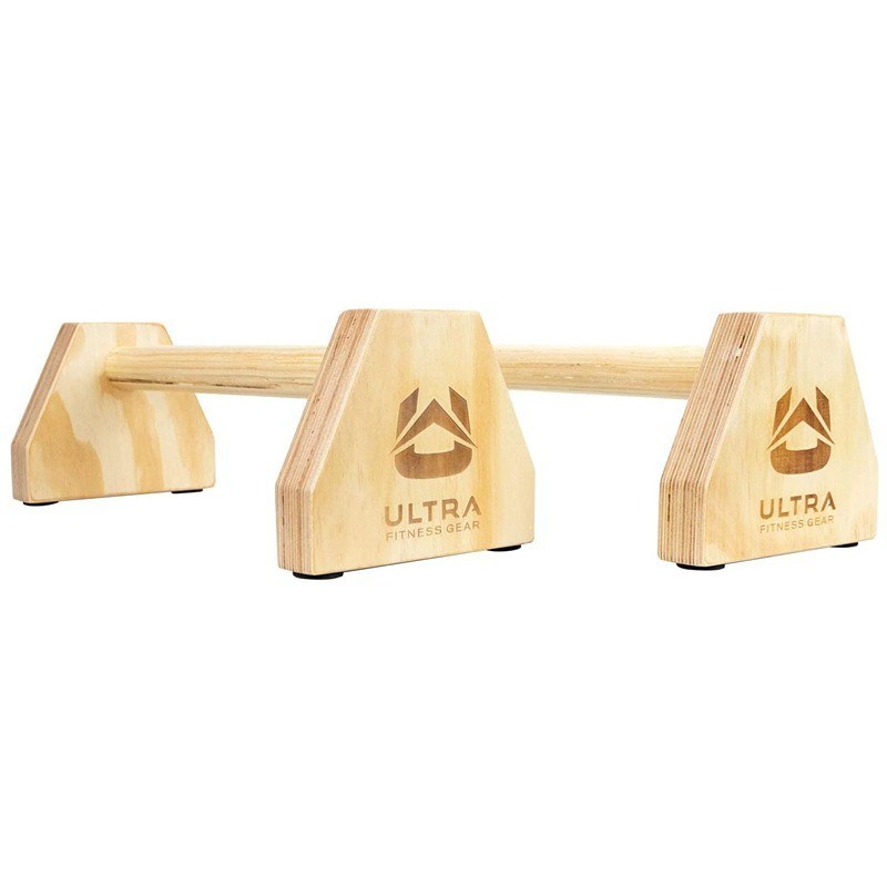 OEM/ODM 202405 Ultra Fitness Parallettes in legno set per sedute L e handstand push up