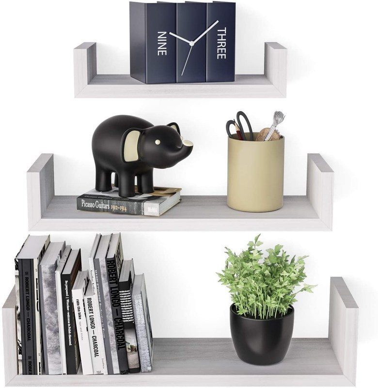 Moderno design Decor montato a parete Mensola di stoccaggio per mobili per la casa Display Organizer