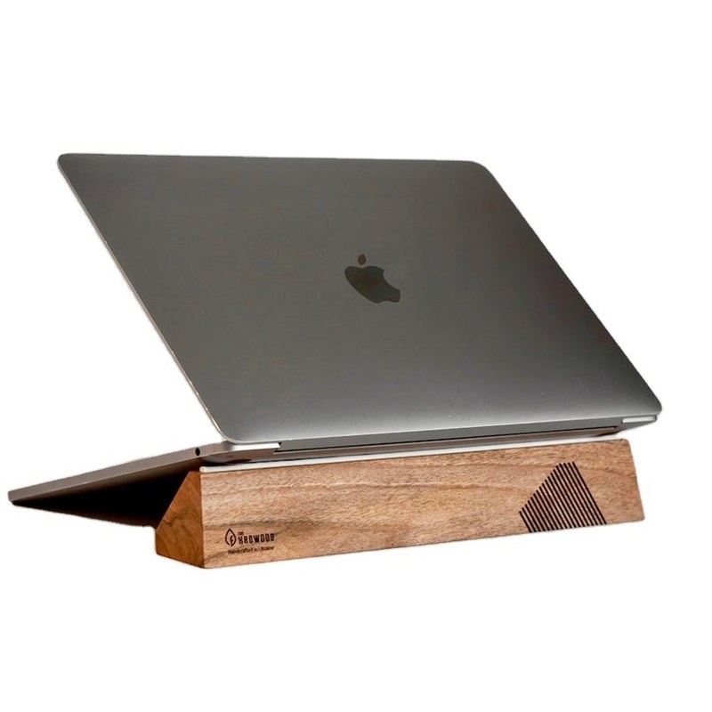 Disegno funzionale Stand per laptop in legno per Macbook Multifunzionale ed ergonomica