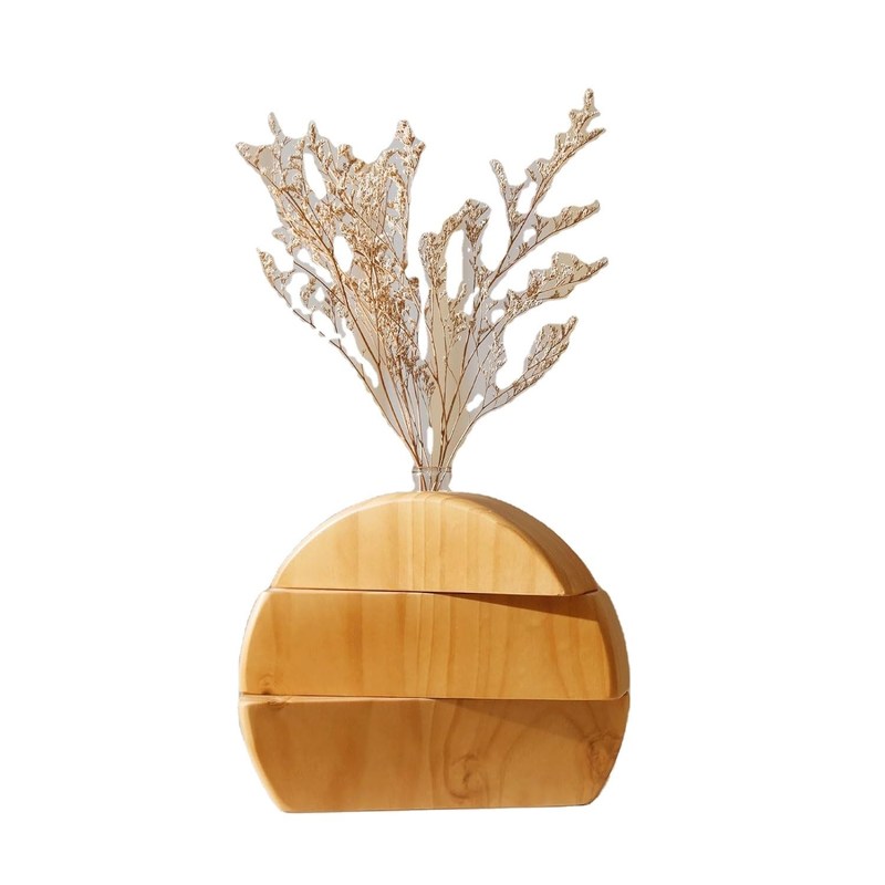 Vaso di erba di Pampas moderno per piatti di centro di tavolo alla moda