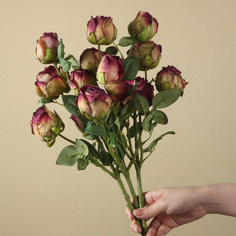 Occasione Tutti i feste Custom fai-da-te Tavolo di fiori di seta artificiale Piastra centrale multicolore