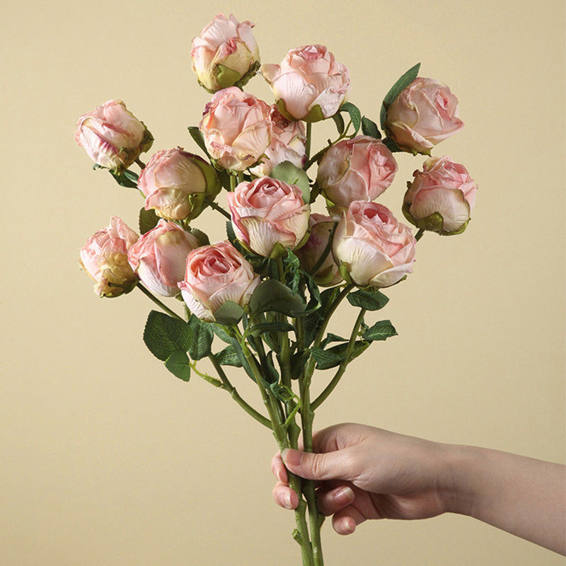 Decorazione di fiori di rosa di seta artificiale personalizzata per tutti i festival e le celebrazioni