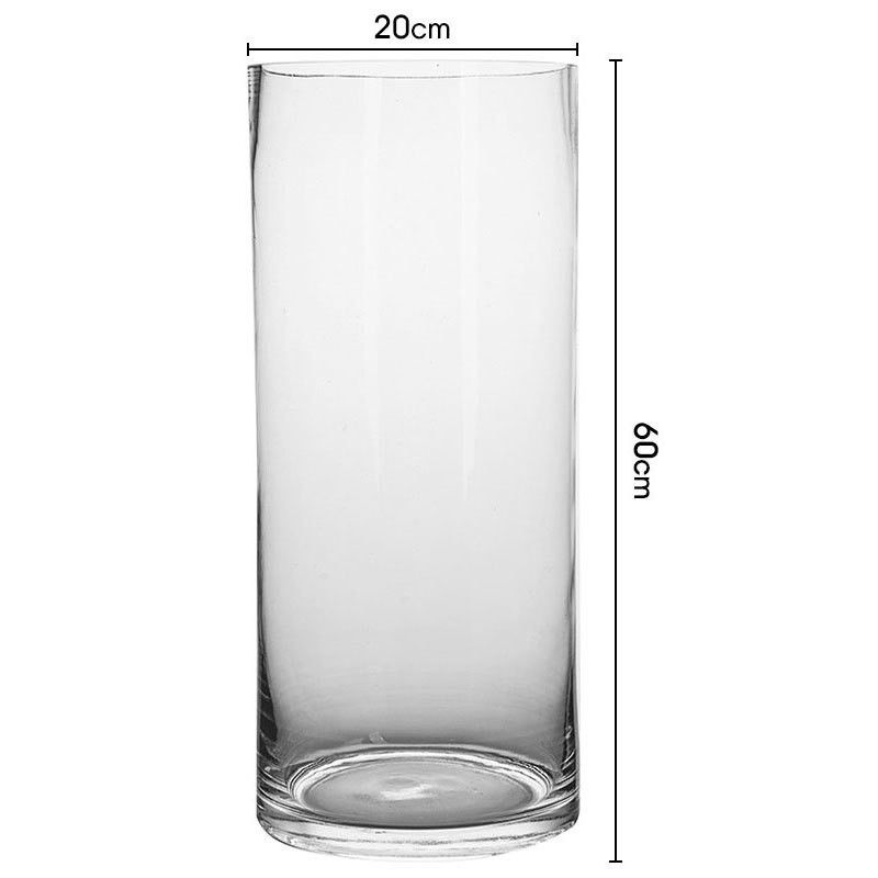 Vaso di vetro minimalista alto 60 cm La combinazione perfetta di stile e funzione