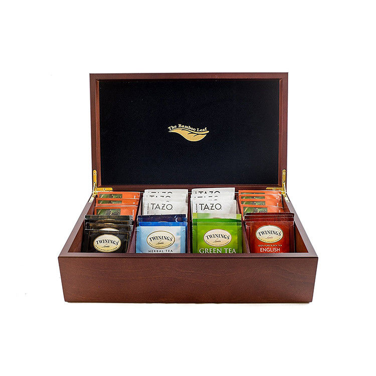 Delicato stile vintage Moderna piccola scatola da tè in legno fatta a mano e ordini personalizzati accettati