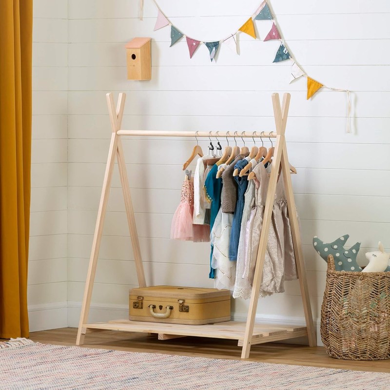 South Shore Swedish Scandinavian Clothes Rack Un must-have per lo stoccaggio delle scarpe del soggiorno