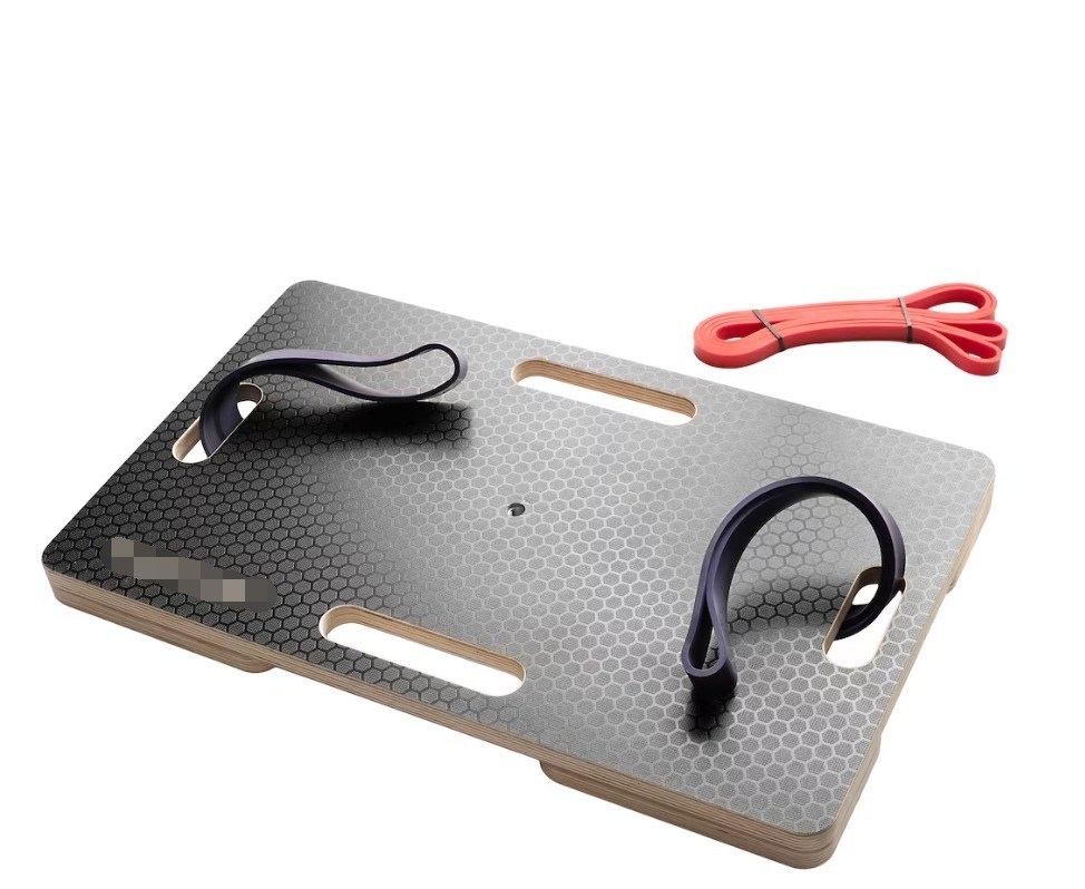 Piattaforma di addestramento per la resistenza a banda di gomma ad alta quantità con logo personalizzato e legno