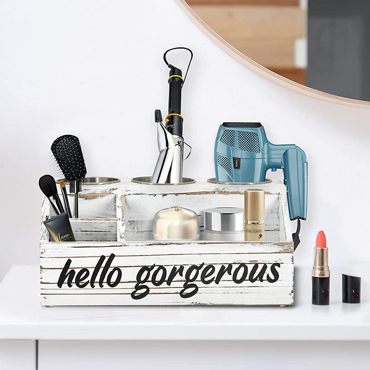 Strumento organizzatore per la cura dei capelli con logo personalizzato