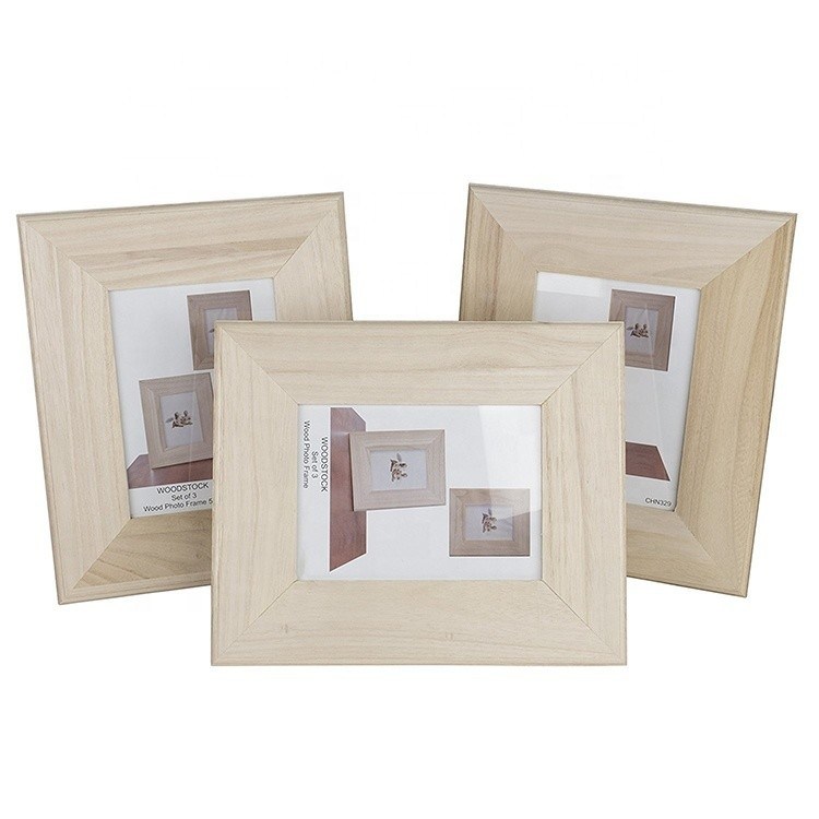 Quadro fotografico in legno naturale per desktop con design senza tempo 8.2 x 0.6 x 10.6 pollici