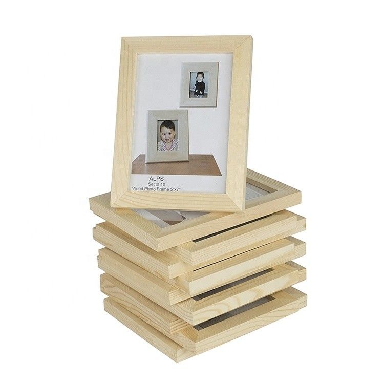 Marco fotografico in legno eco-compatibile 2021 in stile nordico rustico perfetto per qualsiasi stanza